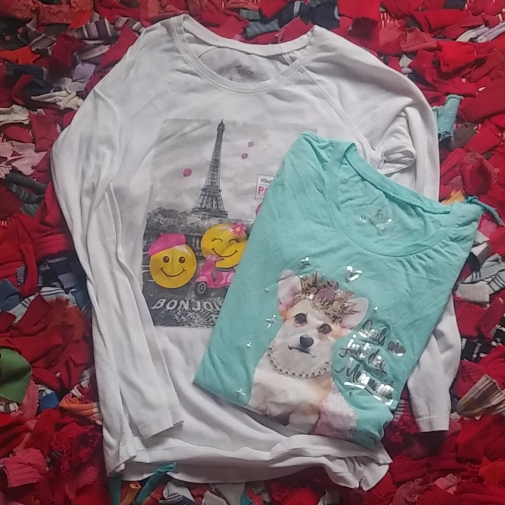 Justice shirts bundle.